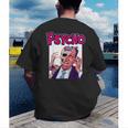 Vintage Movie Horror Poster Comic Book Graphic Film Night Men's Back Print T-Shirt