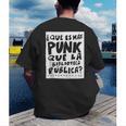 What's More Punk Than The Public Library Book Lover Men's Back Print T-Shirt