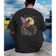 Whimsical Book Fairy Reading Bookish Fairycore Men's Back Print T-Shirt