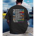 I Will Read Books On A Boat & Everywhere Reading Kids Book Men's Back Print T-Shirt