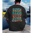 I Will Read Books On A Boat Kids Reading Read Books Men's Back Print T-Shirt