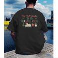 Xmas Books Tis The Season To Be Reading Book Lover Men's Back Print T-Shirt Xmas Books Tis The Season To Be Reading Book Lover Men's Back Print T-Shirt