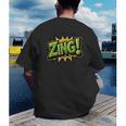 ZING Comic Book Retro Artwork – Cartoon Collector Men's Back Print T-Shirt ZING Comic Book Retro Artwork – Cartoon Collector Men's Back Print T-Shirt