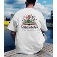 Abibliophobia Noun The Fear Of Running Out Of Books To Read Men's Back Print T-Shirt Abibliophobia Noun The Fear Of Running Out Of Books To Read Men's Back Print T-Shirt