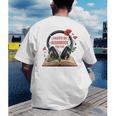 Audiobook Lover Bookish I Paused My Audiobook For This Men's Back Print T-Shirt Audiobook Lover Bookish I Paused My Audiobook For This Men's Back Print T-Shirt