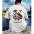 Basset Hound Dog Breed I Just Want To Read Books And Pet My Men's Back Print T-Shirt