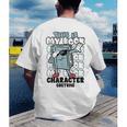 This Is My Book Character Costume Reading Book Lover Men's Back Print T-Shirt This Is My Book Character Costume Reading Book Lover Men's Back Print T-Shirt