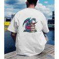 Bookworm Please I'm A Book Dragon Blue Dragon Men's Back Print T-Shirt Bookworm Please I'm A Book Dragon Blue Dragon Men's Back Print T-Shirt