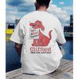 Clifford The Big Red Dog Let's Read Together Vintage Book Men's Back Print T-Shirt Clifford The Big Red Dog Let's Read Together Vintage Book Men's Back Print T-Shirt