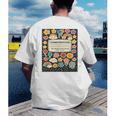 Composition Notebook Costume Teacher Matching Halloween Book Men's Back Print T-Shirt Composition Notebook Costume Teacher Matching Halloween Book Men's Back Print T-Shirt