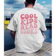 Cool Kids Read Books Library Book Reader Book Nerd Men's Back Print T-Shirt Cool Kids Read Books Library Book Reader Book Nerd Men's Back Print T-Shirt