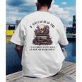 Dark Romance Merch I Put Down My Book Lover Spicy Skeleton Men's Back Print T-Shirt