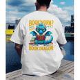 Dragon Bookworm Please I'm A Book Dragon Men's Back Print T-Shirt