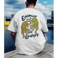 Enemies To Lovers Jaguar Tee Romance Book Plot Device Trope Men's Back Print T-Shirt