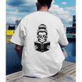 Good Girls Read Bad Books Skeleton Men's Back Print T-Shirt