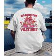 Groovy All Booked For Valentines Books Pink Coquette Bow Men's Back Print T-Shirt