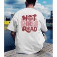 Hot Girls Read Book Lover Feminist Reader Premium Tri-Blend Men's Back Print T-Shirt Hot Girls Read Book Lover Feminist Reader Premium Tri-Blend Men's Back Print T-Shirt