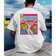 Marvel Universe Classic Dazzler Vintage Comic Book Cover Men's Back Print T-Shirt