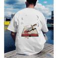 Murder Mystery And a Cup Of Tea Book Humor Men's Back Print T-Shirt Murder Mystery And a Cup Of Tea Book Humor Men's Back Print T-Shirt