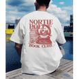 North Pole Book Club Christmas Men's Back Print T-Shirt North Pole Book Club Christmas Men's Back Print T-Shirt