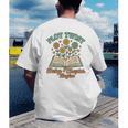 Pregnancy Announcement Book Lover Reveal Pregnant Men's Back Print T-Shirt Pregnancy Announcement Book Lover Reveal Pregnant Men's Back Print T-Shirt