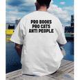 PRO Books PRO Cats Anti People Men's Back Print T-Shirt PRO Books PRO Cats Anti People Men's Back Print T-Shirt