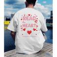 Read Your Heart Out Valentine Reading Book Lover Teacher Premium Tri-Blend Men's Back Print T-Shirt Read Your Heart Out Valentine Reading Book Lover Teacher Premium Tri-Blend Men's Back Print T-Shirt