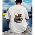 Reading 6 7 Nights Meme English Teacher Bookworm Books Men's Back Print T-Shirt
