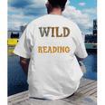 Reading Lover Apparel Wild About Reading Reading Books Men's Back Print T-Shirt Reading Lover Apparel Wild About Reading Reading Books Men's Back Print T-Shirt