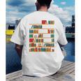 Reading Shirt There Is No Such Thing As Too Many Books Men's Back Print T-Shirt