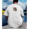 Retro Sometimes I Think I Read Too Much For Book Lover Men's Back Print T-Shirt