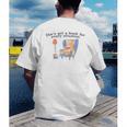She's Got A Book For Every Situation Men's Back Print T-Shirt