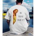 Is That Smut Jesus Book Spicy Smutty Books Men's Back Print T-Shirt