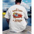 Smut Reader Be A Good Girl & Spread Those Pages Spicy Book Men's Back Print T-Shirt Smut Reader Be A Good Girl & Spread Those Pages Spicy Book Men's Back Print T-Shirt