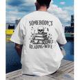 Somebody's Smut Reading Wife Smutty Book Lovers Men's Back Print T-Shirt