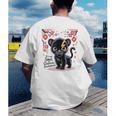 Spicy Romance Character Development Book Reader Design Men's Back Print T-Shirt Spicy Romance Character Development Book Reader Design Men's Back Print T-Shirt