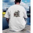 Spread Those Pages Like A Good Girl Dark Romance Smutt Books Men's Back Print T-Shirt