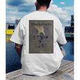 The Three Musketeers Book Cover Men's Back Print T-Shirt The Three Musketeers Book Cover Men's Back Print T-Shirt
