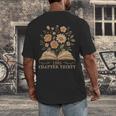 1995 Chapter Thirty Birthday Wildflower Book 30 Year Old Men's Back Print T-Shirt 1995 Chapter Thirty Birthday Wildflower Book 30 Year Old Men's Back Print T-Shirt