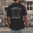 25th Birthday Women Book Lovers Chapter 25 Its My Birthday Men's Back Print T-Shirt