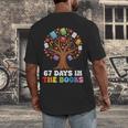 67 Days In The Books Reading Teacher 67th Day Of School Kids Men's Back Print T-Shirt 67 Days In The Books Reading Teacher 67th Day Of School Kids Men's Back Print T-Shirt