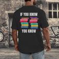 67 Reading Books 6 7 If You Know Six Seven Men's Back Print T-Shirt