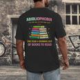 Abibliophobia Book Lovers Graphic Men's Back Print T-Shirt Abibliophobia Book Lovers Graphic Men's Back Print T-Shirt