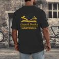 Academy Of Bookcraft Cute Wizard Cat Magic Books Men's Back Print T-Shirt