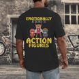 Action Figure Collector Comic Books Men's Back Print T-Shirt Action Figure Collector Comic Books Men's Back Print T-Shirt
