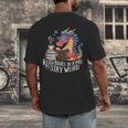 Adorable Book Lover Dragon Read Books Be Kind Stay Weird Men's Back Print T-Shirt
