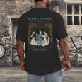 Alcott Little Women Characters Literature Book Illustration Men's Back Print T-Shirt
