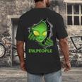 Alien Face Ew People UFO Introvert Meme Men Women Kids Men's Back Print T-Shirt Alien Face Ew People UFO Introvert Meme Men Women Kids Men's Back Print T-Shirt