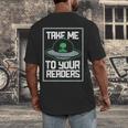Alien Quote Take Me To Your Readers Sci-Fi Ufo Book Lover Men's Back Print T-Shirt Alien Quote Take Me To Your Readers Sci-Fi Ufo Book Lover Men's Back Print T-Shirt