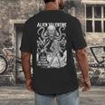 Alien Valentine Science Fiction Vintage Comic Book Men's Back Print T-Shirt Alien Valentine Science Fiction Vintage Comic Book Men's Back Print T-Shirt